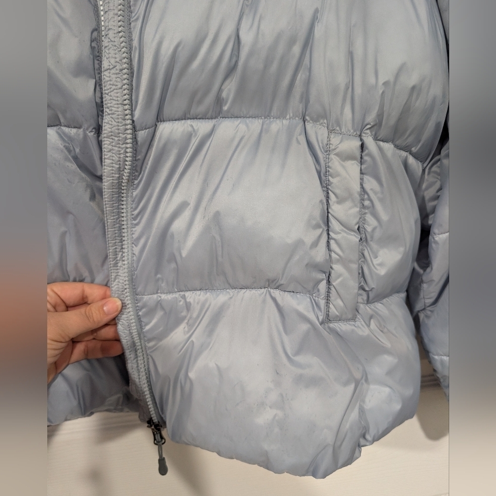 32 Degrees Heat Light Gray/Blue Puffer Jacket in Size XXL - Picture 12 of 15